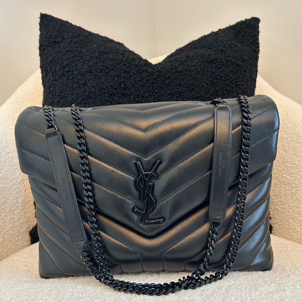 Saint Laurent Loulou YSL Medium Quilted Bag